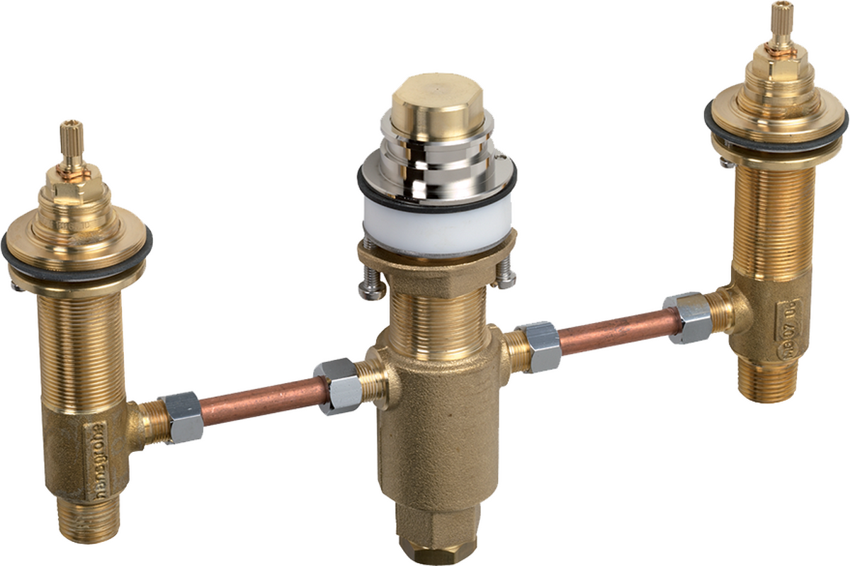 HANSGROHE Grundkörper für 3-Loch Wannenrandarmatur #15484180