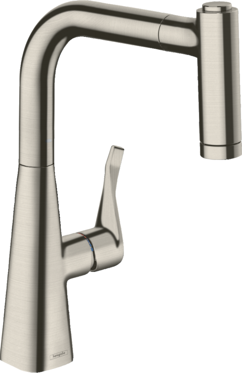 HANSGROHE Metris M71 Einhebel-Küchenmischer 220, Ausziehbrause, 2jet #14834800