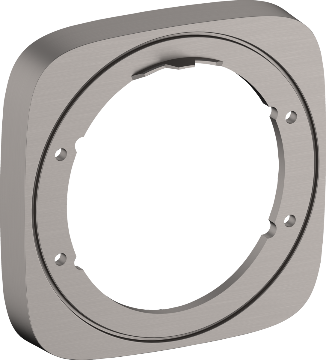 HANSGROHE Verlängerungsrosette #15597340 - Brushed Black Chrome