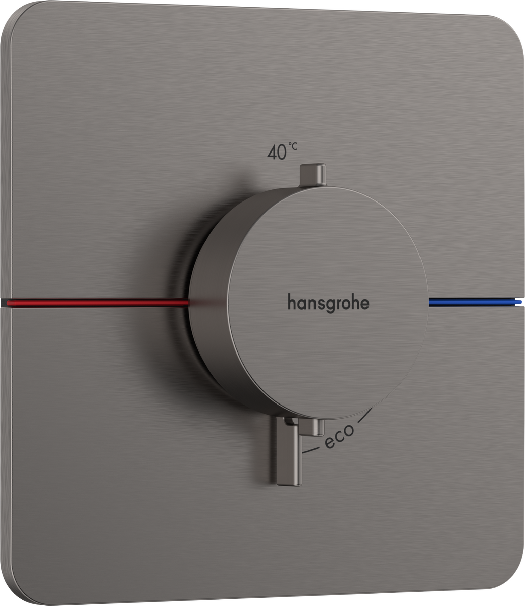 HANSGROHE ShowerSelect Comfort Q Thermostat Unterputz #15588340 - Brushed Black Chrome