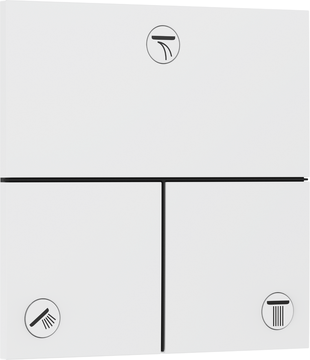HANSGROHE ShowerSelect Comfort E Ventil Unterputz für 3 Verbraucher #15573700 - Mattweiß