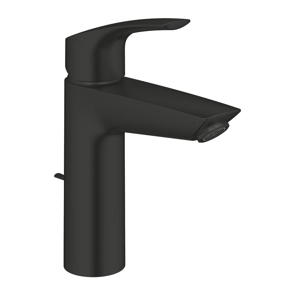 GROHE Eurosmart Einhand-Waschtischbatterie, 1/2″ M-Size #23393243E - matt black