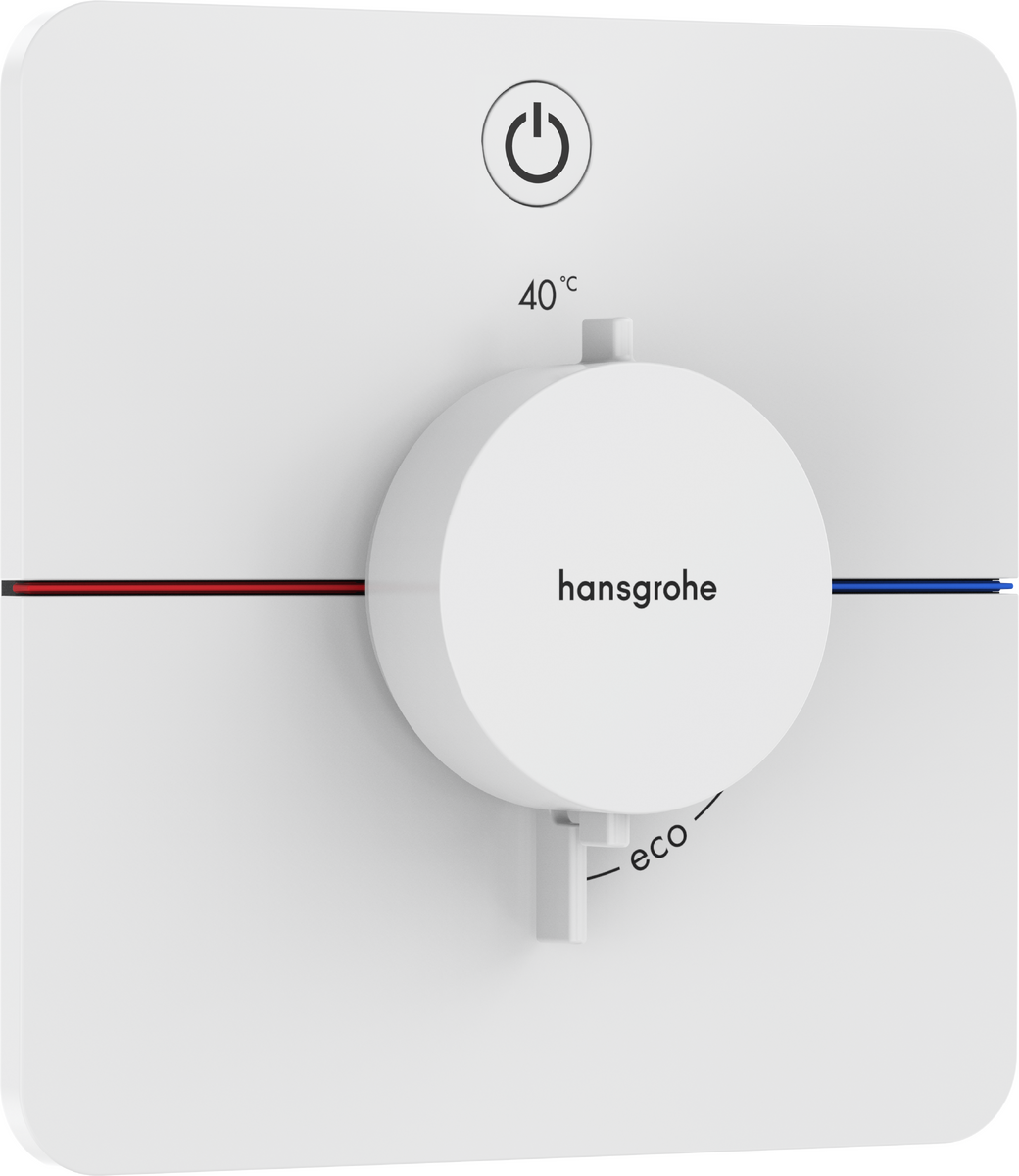 HANSGROHE ShowerSelect Comfort Q Thermostat Unterputz für 1 Verbraucher #15581700 - Mattweiß