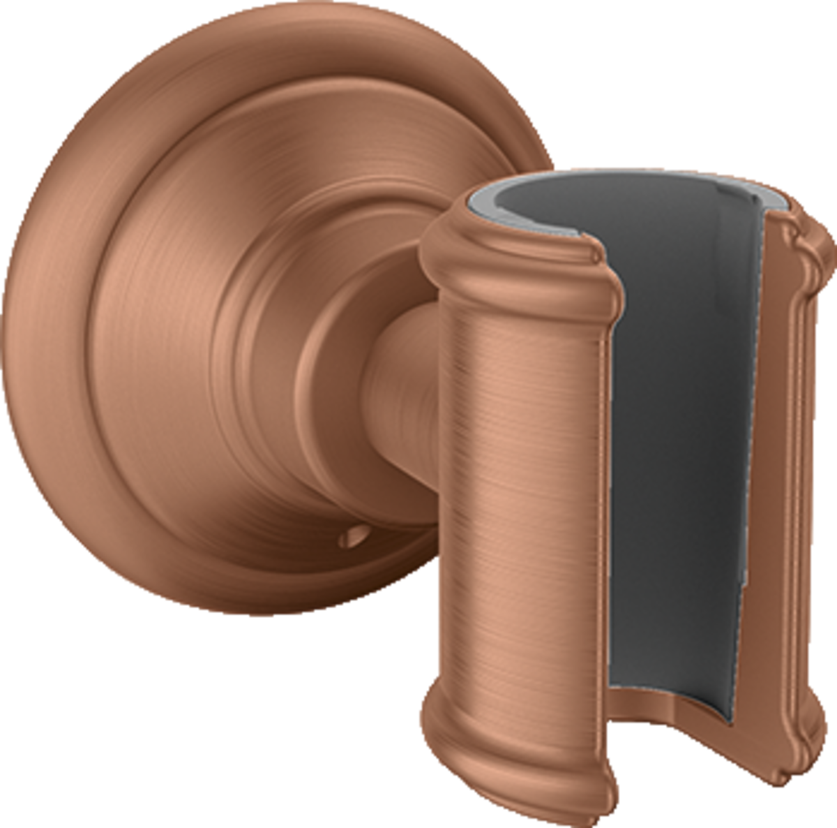 HANSGROHE AXOR Montreux Brausehalter #16325310 - Brushed Red Gold