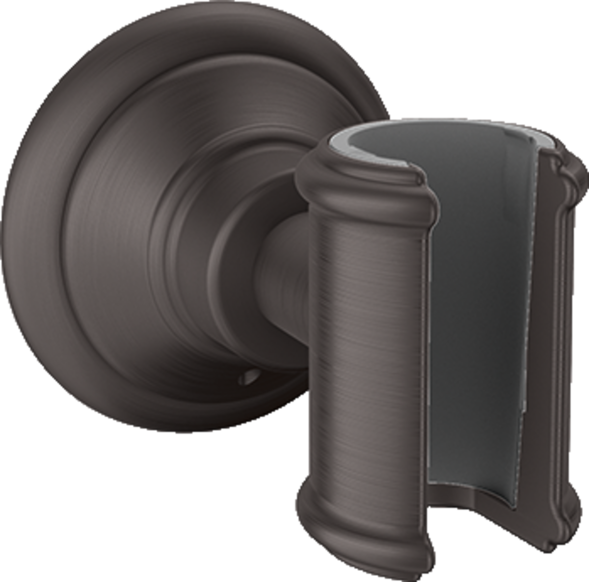 HANSGROHE AXOR Montreux Brausehalter #16325340 - Brushed Black Chrome
