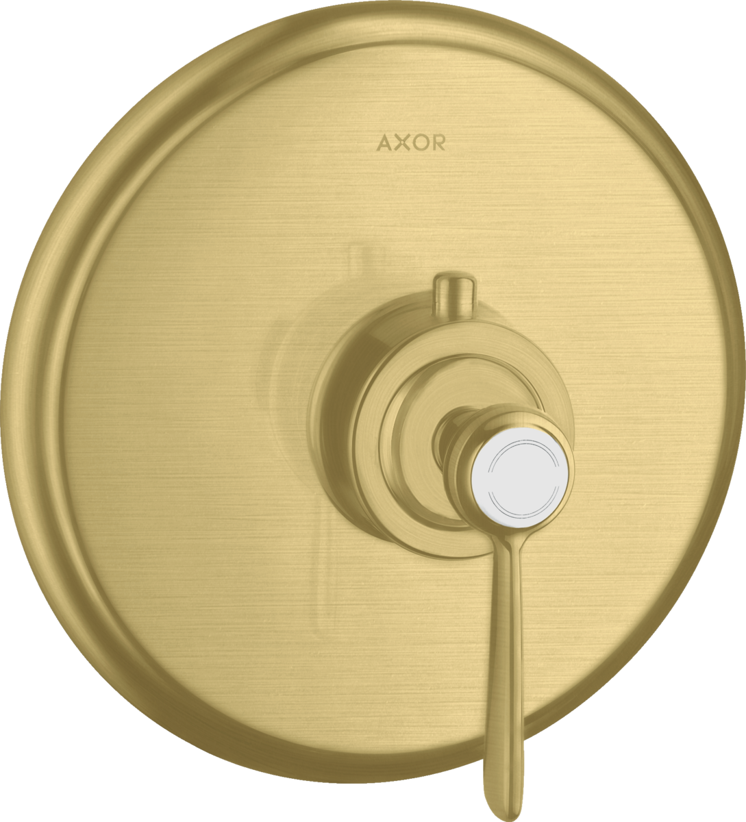 HANSGROHE AXOR Montreux Thermostat HighFlow Unterputz mit Hebelgriff #16824950 - Brushed Brass