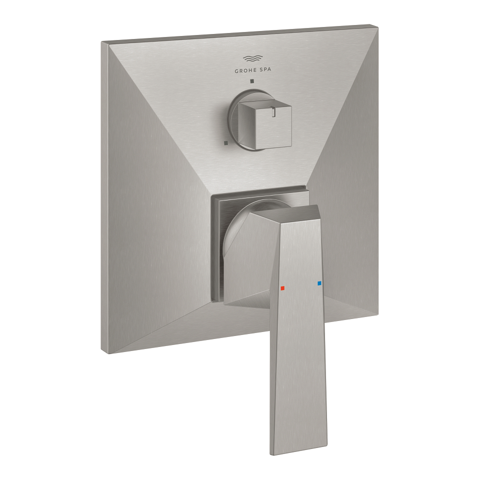 GROHE Allure Brilliant Einhandbatterie mit 3-Wege Umstellung #24340DC0 - supersteel