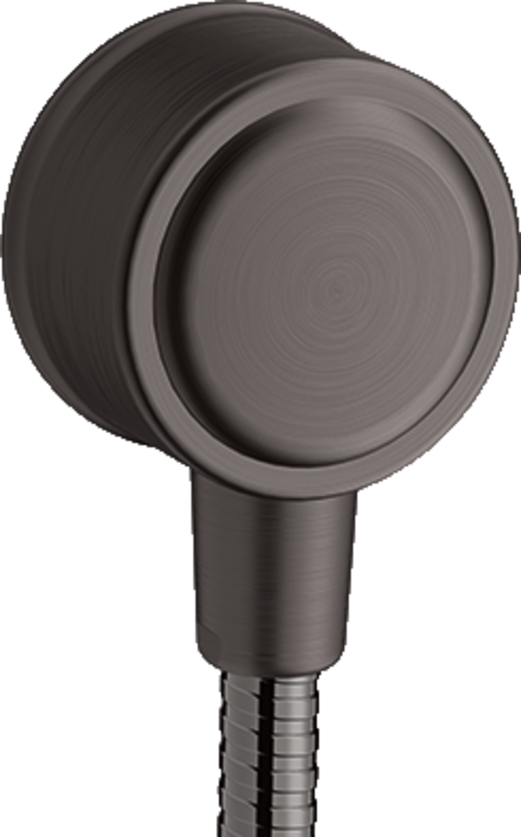 HANSGROHE AXOR Montreux Wandanschluss mit Rückflussverhinderer #16884340 - Brushed Black Chrome