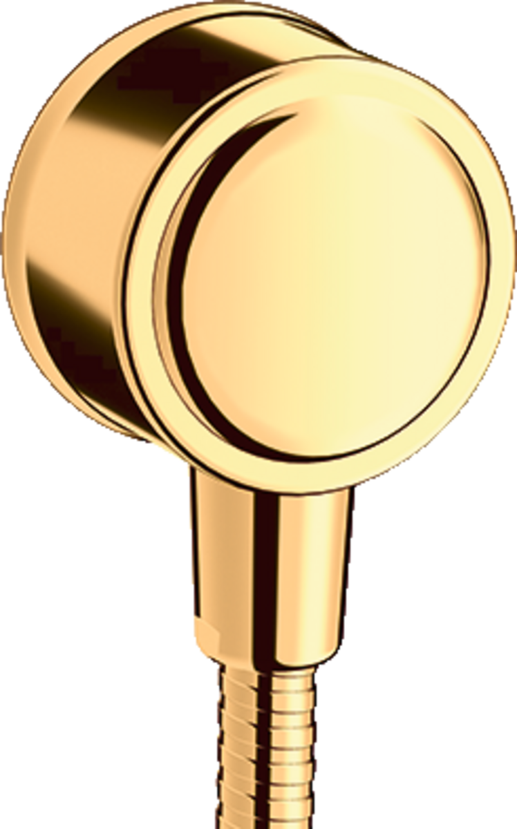 HANSGROHE AXOR Montreux Wandanschluss mit Rückflussverhinderer #16884990 - Polished Gold Optic