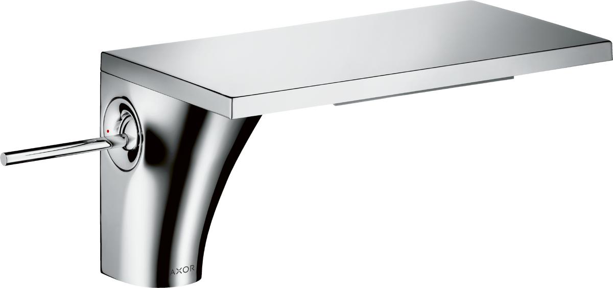 HANSGROHE AXOR Massaud Einhebel-Waschtischmischer 110 mit Ablaufgarnitur #18010000 - Chrom