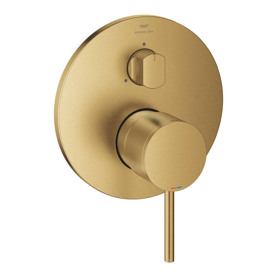 GROHE Atrio Einhandbatterie mit 3-Wege Umstellung #24356GN0 - cool sunrise gebürstet