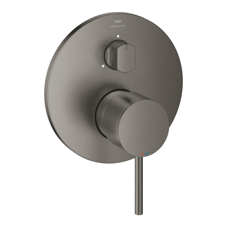 GROHE Atrio Einhandbatterie mit 3-Wege Umstellung #24356AL0 - hard graphite gebürstet