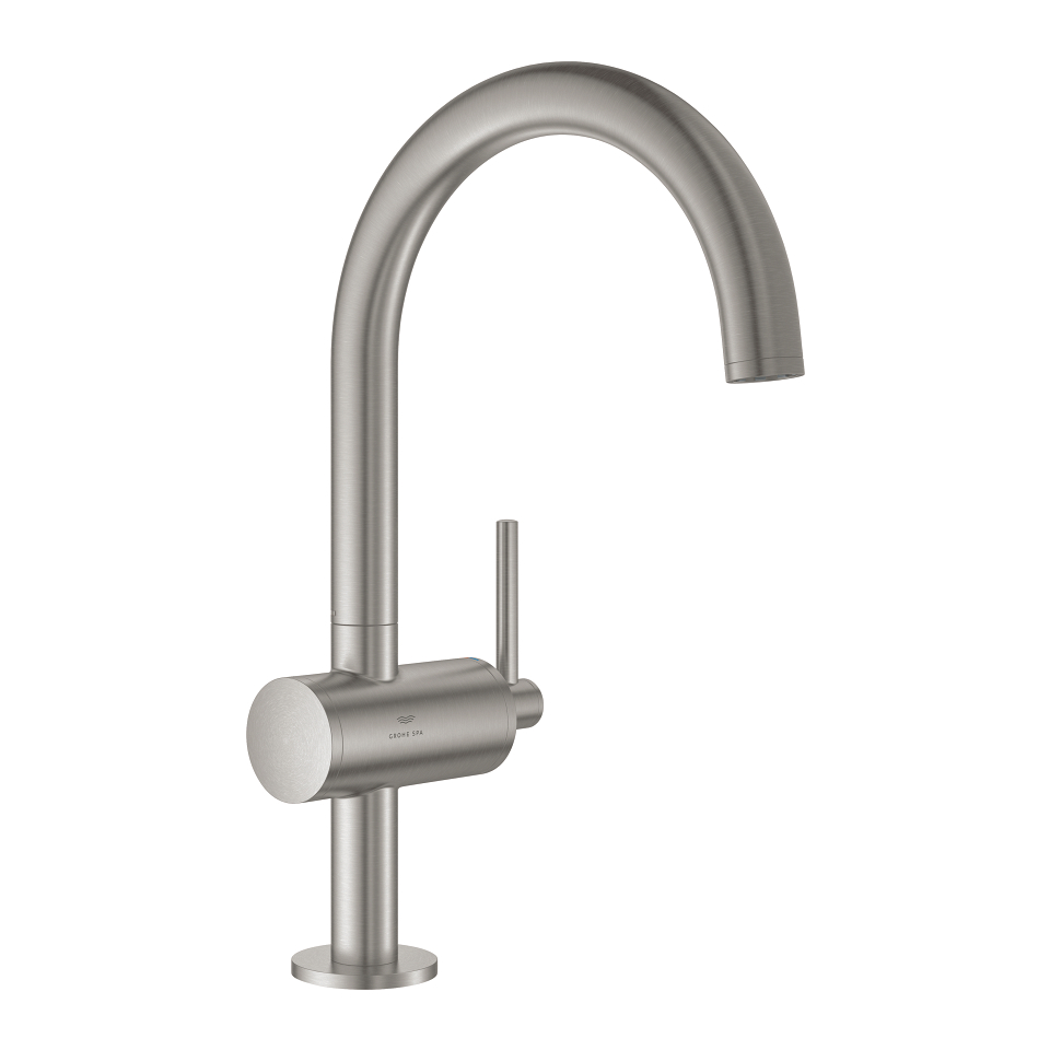 GROHE Atrio Einhand-Waschtischbatterie, 1/2″ L-Size #24362DC0 - supersteel