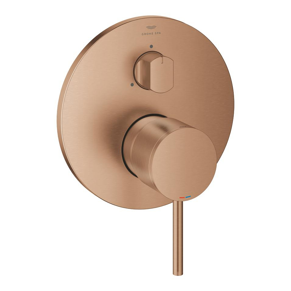 GROHE Atrio Einhandbatterie mit 3-Wege Umstellung #24356DL0 - warm sunset gebürstet