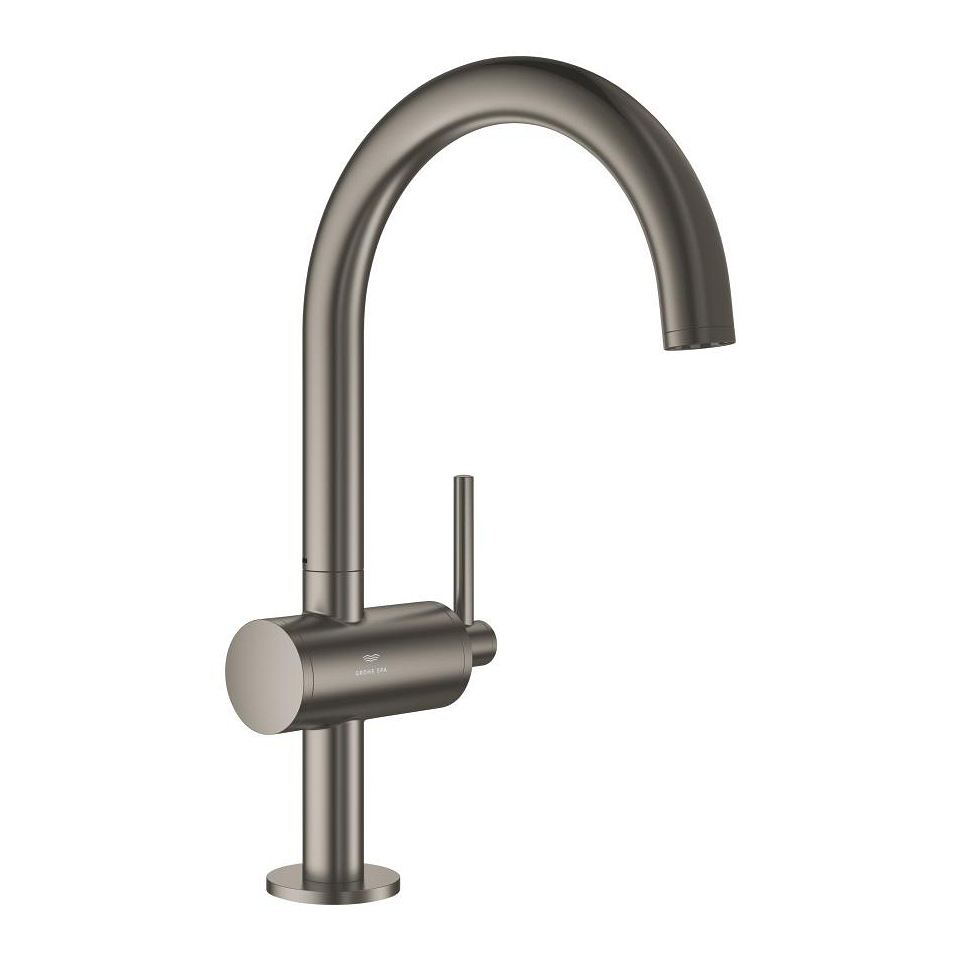 GROHE Atrio Einhand-Waschtischbatterie, 1/2″ L-Size #24362MG0 - satin graphite