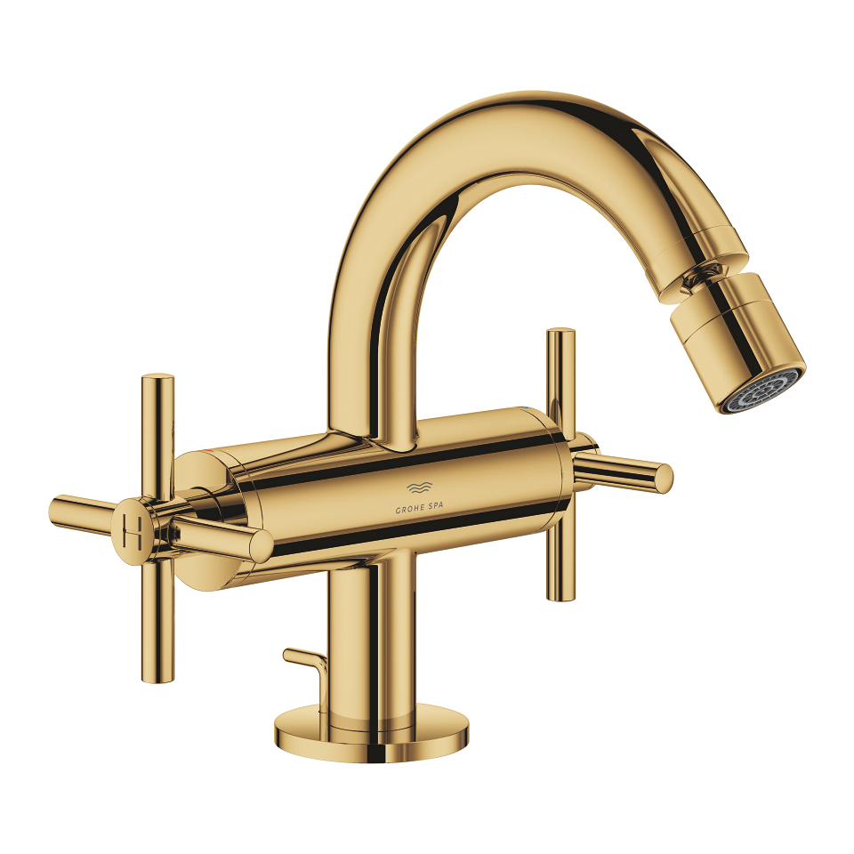 GROHE Atrio Bidet-Einlochbatterie, 1/2″ #24353GL0 - cool sunrise