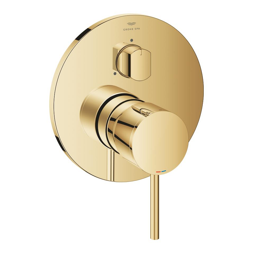 GROHE Atrio Einhandbatterie mit 3-Wege Umstellung #24356GL0 - cool sunrise