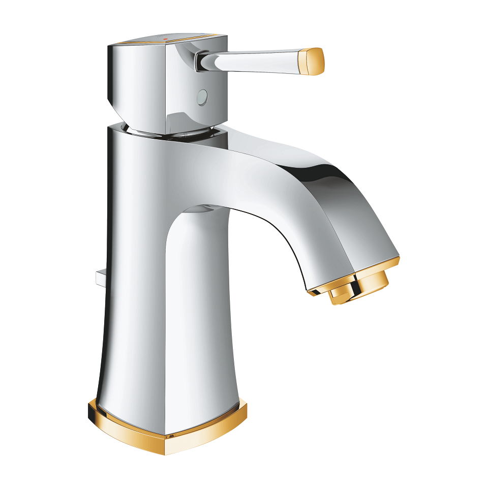 GROHE Grandera Einhand-Waschtischbatterie, 1/2″ M-Size #24369IG0 - chrom/gold