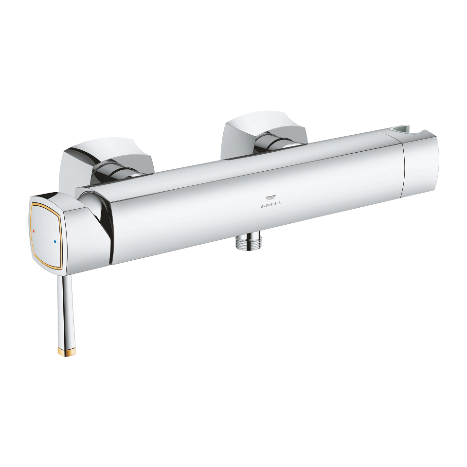 GROHE Grandera Einhand-Brausebatterie, 1/2″ #24373IG0 - chrom/gold