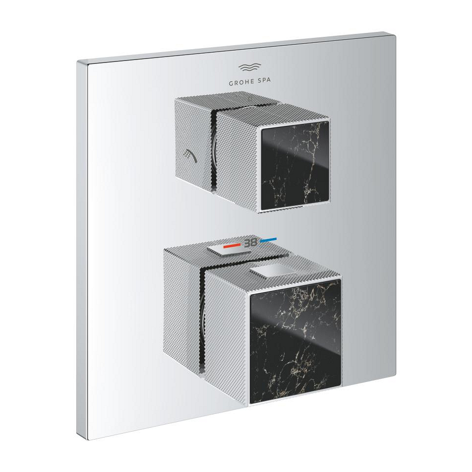 GROHE Allure Brilliant Thermostat-Brausebatterie mit integrierter 2-Wege-Umstellung #24430000 - chrom