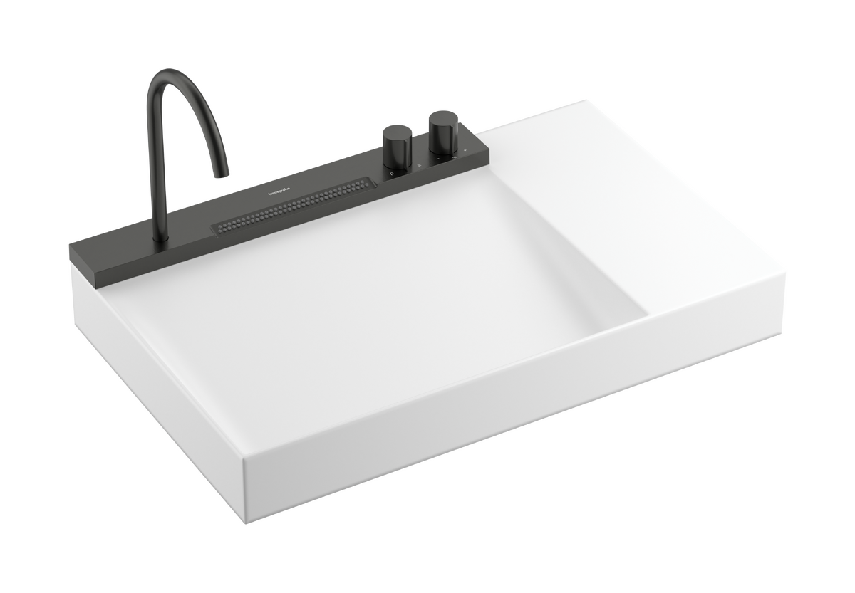 HANSGROHE Avalegra AquaUnit 780/475 #22473340 - Brushed Black Chrome