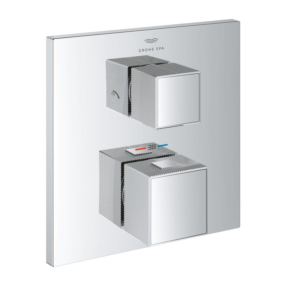 GROHE Allure Brilliant Thermostat-Brausebatterie mit integrierter 2-Wege-Umstellung #24428000 - chrom