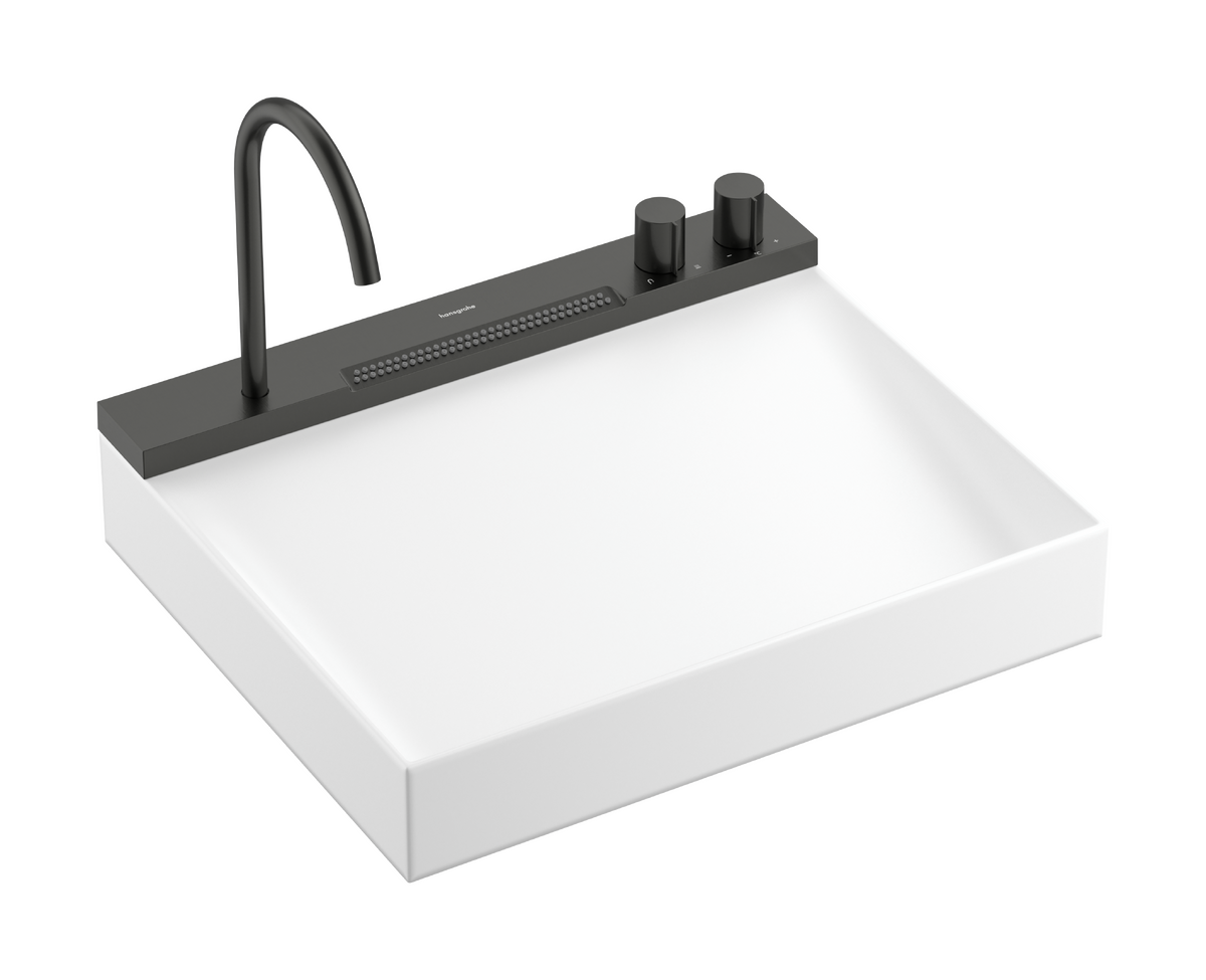 HANSGROHE Avalegra AquaUnit 580/475 #22472340 - Brushed Black Chrome
