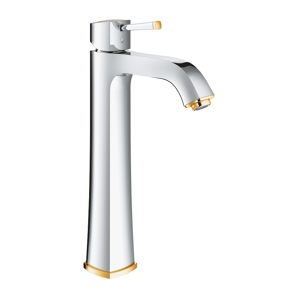 GROHE Grandera Einhand-Waschtischbatterie, 1/2″ XL-Size #24371IG0 - chrom/gold