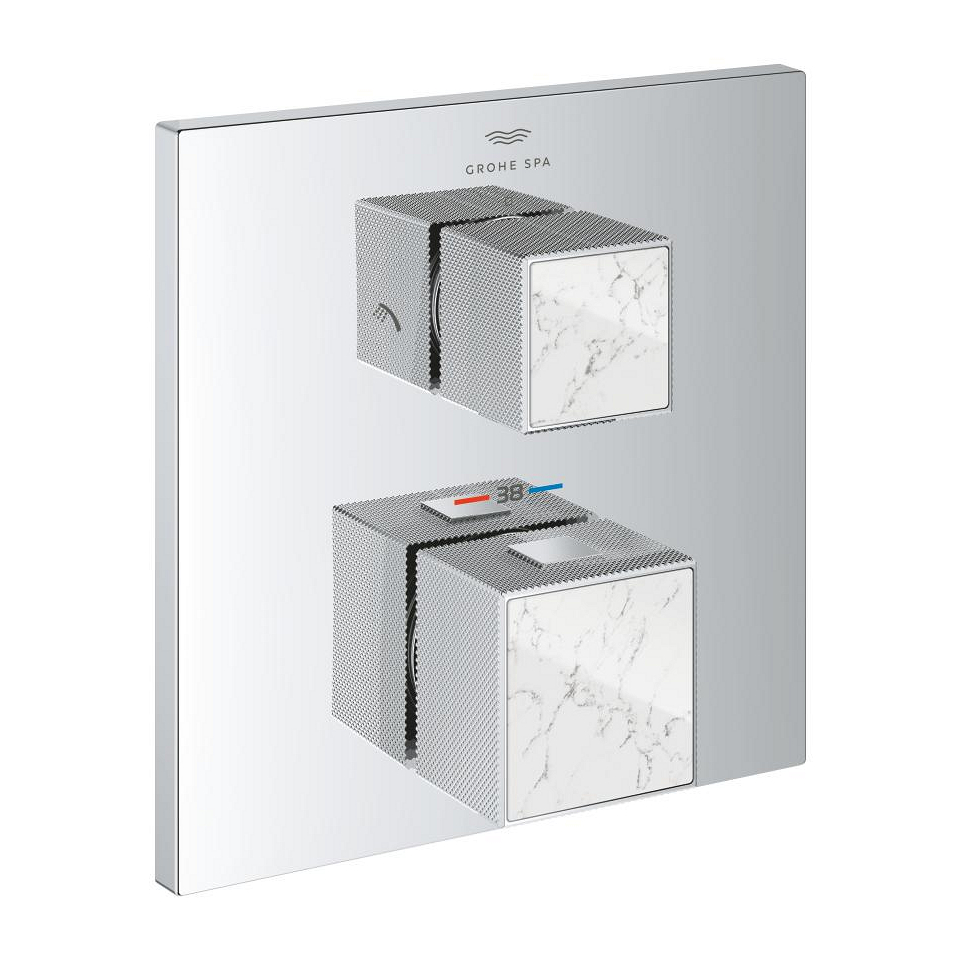 GROHE Allure Brilliant Thermostat-Brausebatterie mit integrierter 2-Wege-Umstellung #24429000 - chrom