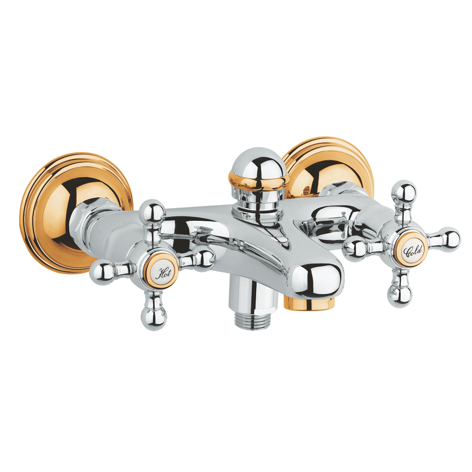 GROHE Sinfonia Wannenbatterie, 1/2″ #25030IG0 - chrom/gold