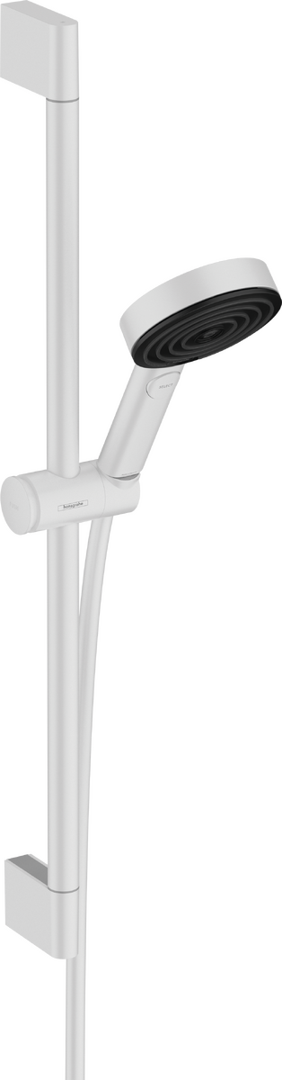HANSGROHE Pulsify Select S Brauseset 105 3jet Relaxation mit Brausestange 65 cm #24160700 - Mattweiß