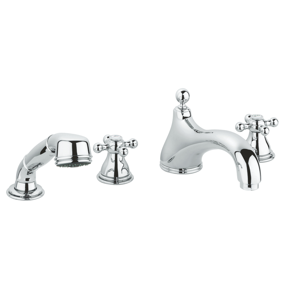 GROHE Sinfonia 4-Loch-Wannen-Kombination, 1/2″ #25032000 - chrom