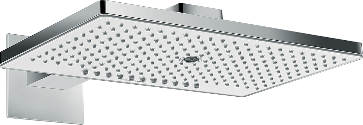 HANSGROHE Rainmaker Select Kopfbrause 460 3jet EcoSmart mit Brausearm #24017400 - Weiß/Chrom