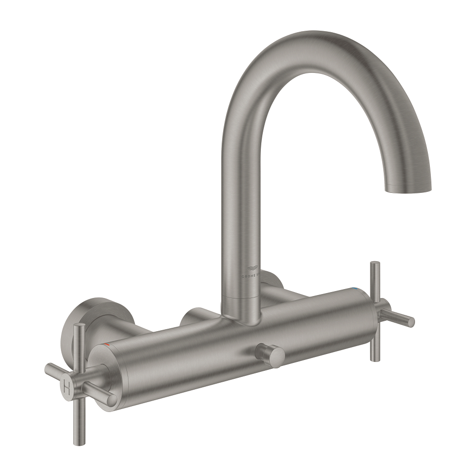 GROHE Atrio Wannenbatterie, 1/2″ #25268DC0 - supersteel