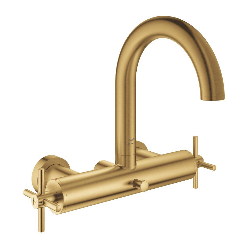 GROHE Atrio Wannenbatterie, 1/2″ #25268GN0 - cool sunrise gebürstet