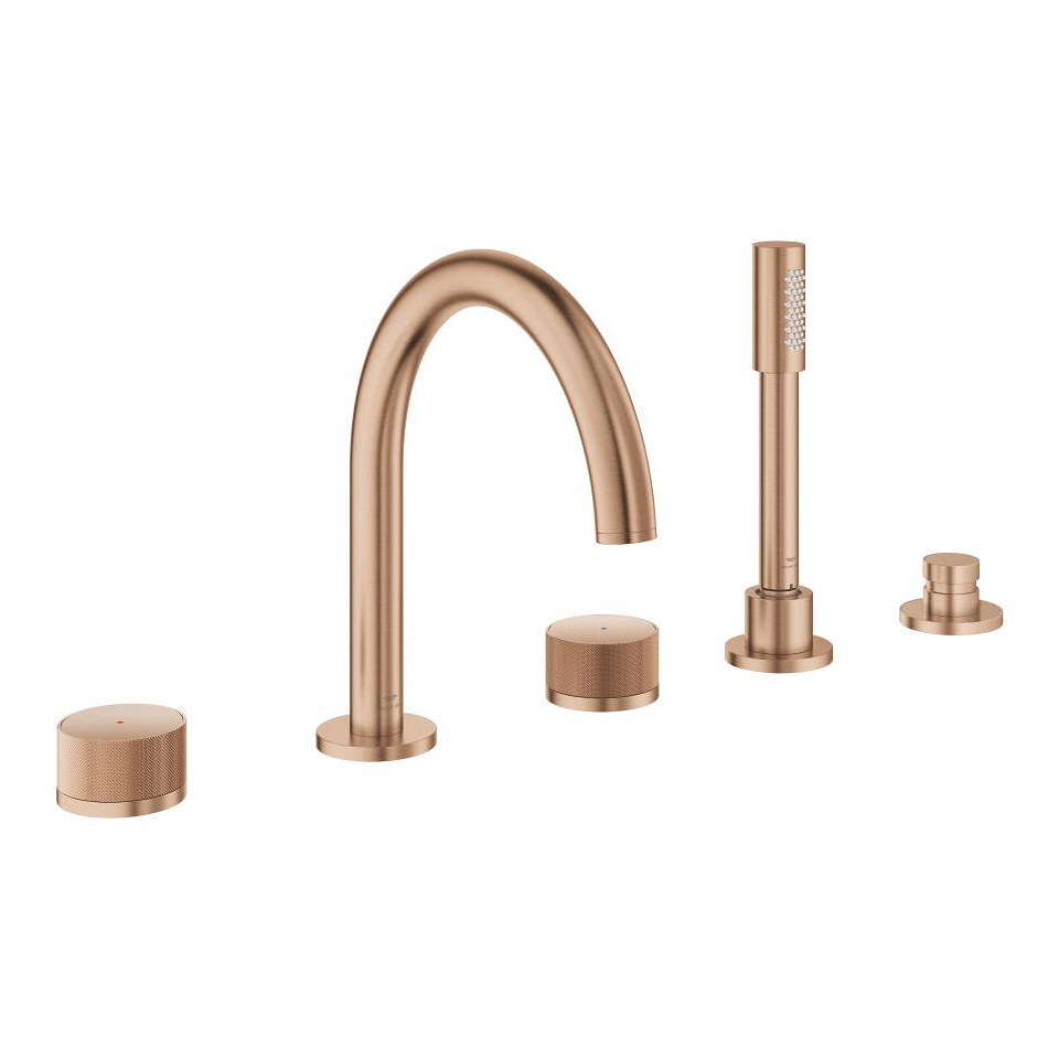 GROHE Atrio Private Collection 5-Loch-Wannenkombination #25226DL0 - warm sunset gebürstet