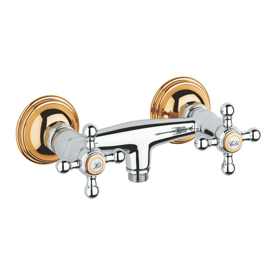 GROHE Sinfonia Brausebatterie, 1/2″ #26000IG0 - chrom/gold