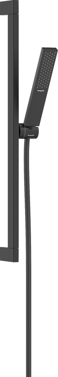 HANSGROHE Pulsify E Brauseset 100 1jet EcoSmart+ mit Brausestange 65 cm #24371670 - Mattschwarz