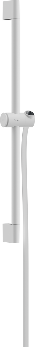 HANSGROHE Unica Brausestange Pulsify S 65 cm mit Push Handbrausehalter und Isiflex Brauseschlauch 160 cm #24400700 - Mattweiß