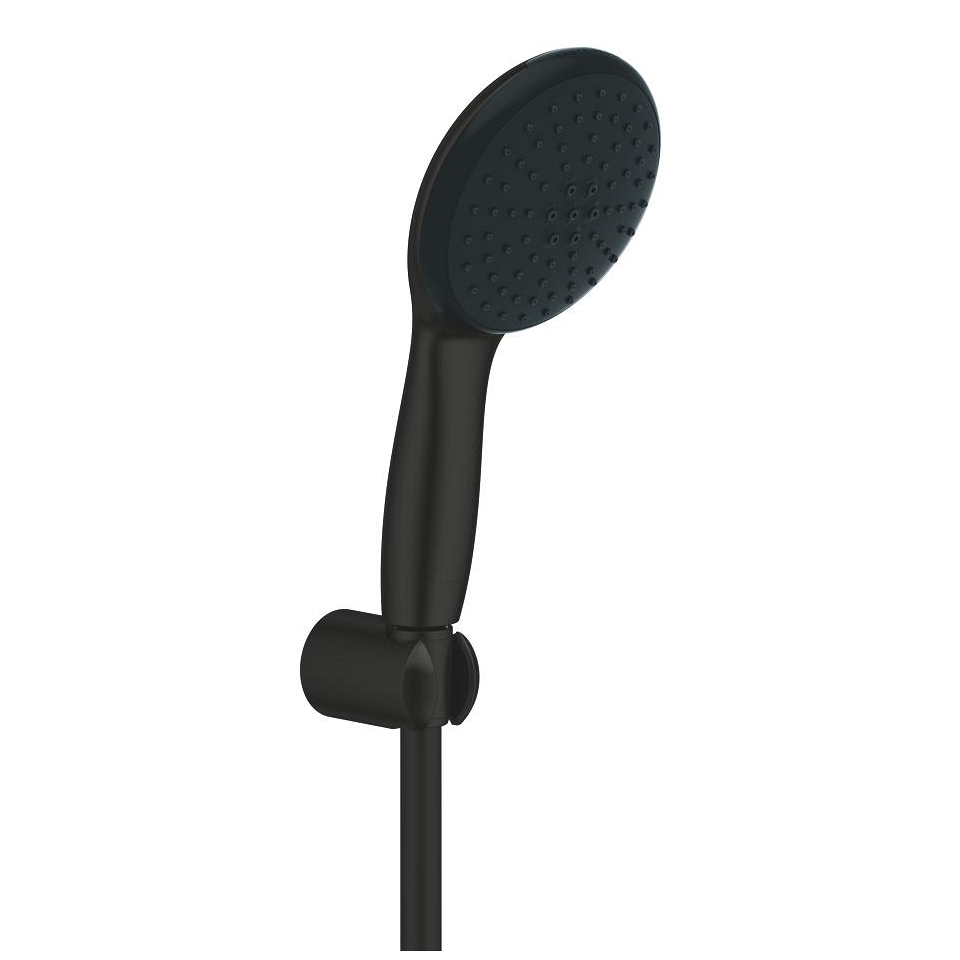 GROHE Tempesta 110 Wandhalterset 2 Strahlarten (Rain, Jet) #261642433 - matt black