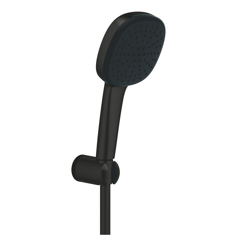 GROHE Vitalio Comfort 110 Wandhalterset 2 Strahlarten (Rain, Jet) #263992431 - matt black