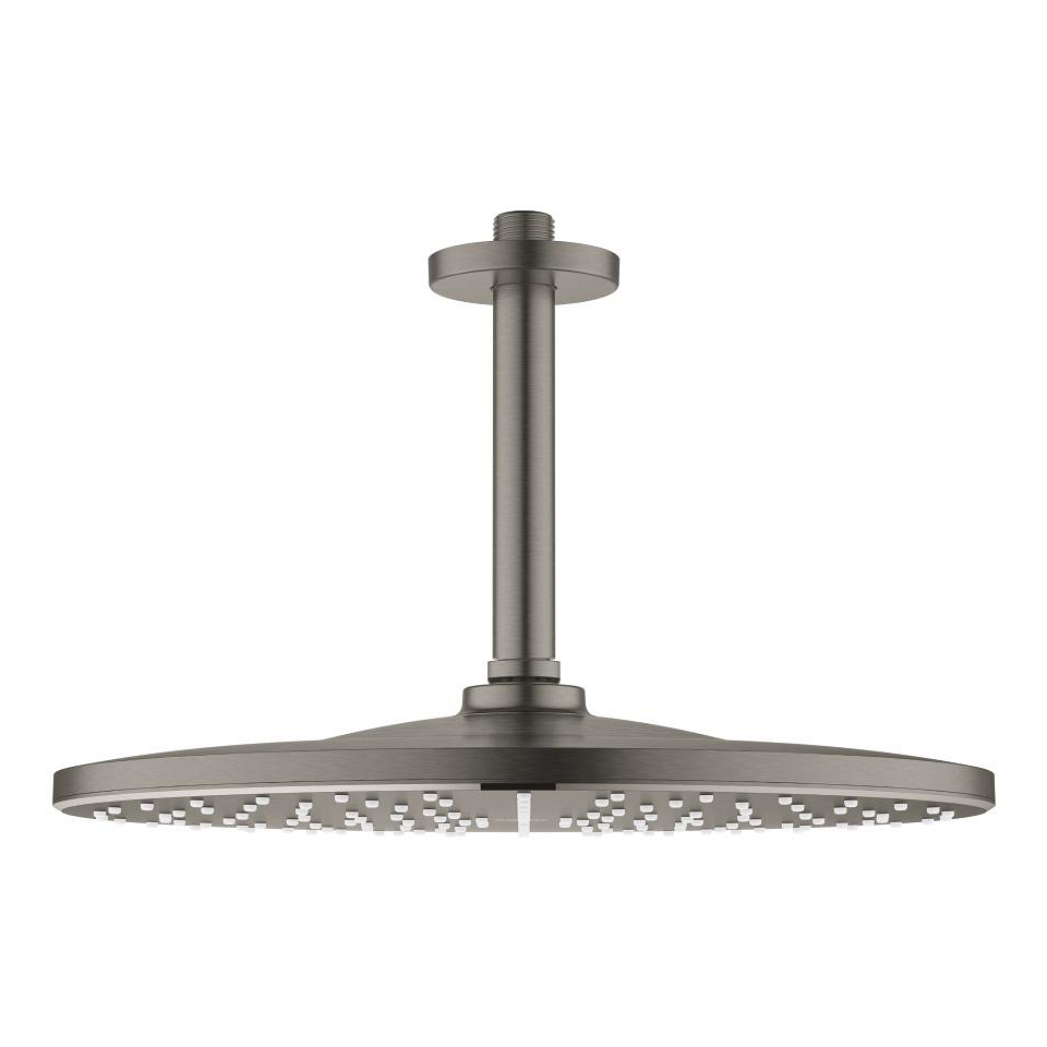 GROHE Rainshower Mono 310 Kopfbrause-Set Deckenauslass 142 mm, 1 Stahlart #26560AL0 - hard graphite gebürstet