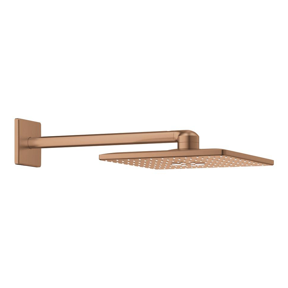 GROHE Rainshower SmartActive 310 Cube Kopfbrause-Set 430 mm, 2 Strahlarten #26479DL0 - warm sunset gebürstet