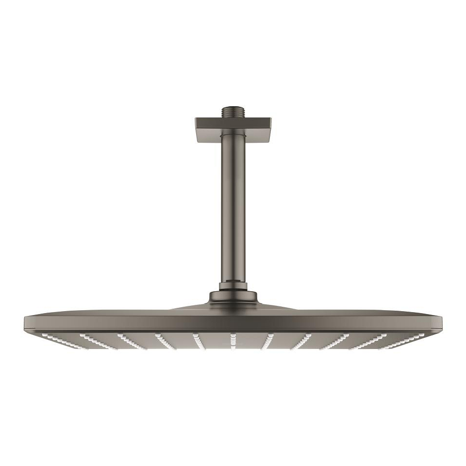 GROHE Rainshower Mono 310 Cube Kopfbrause-Set Deckenauslass 142 mm, 1 Stahlart #26566MG0 - satin graphite