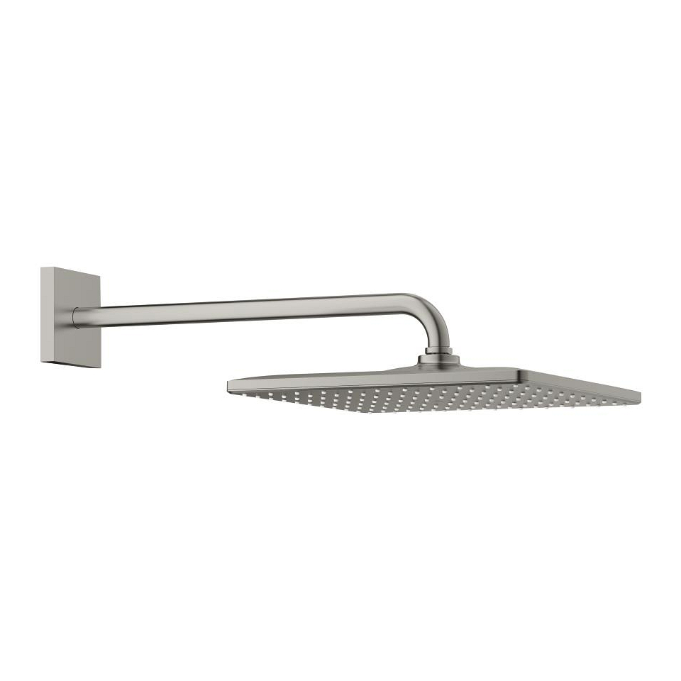 GROHE Rainshower Mono 310 Cube Kopfbrause-Set 422 mm, 1 Strahlart #26564MS0 - satin steel