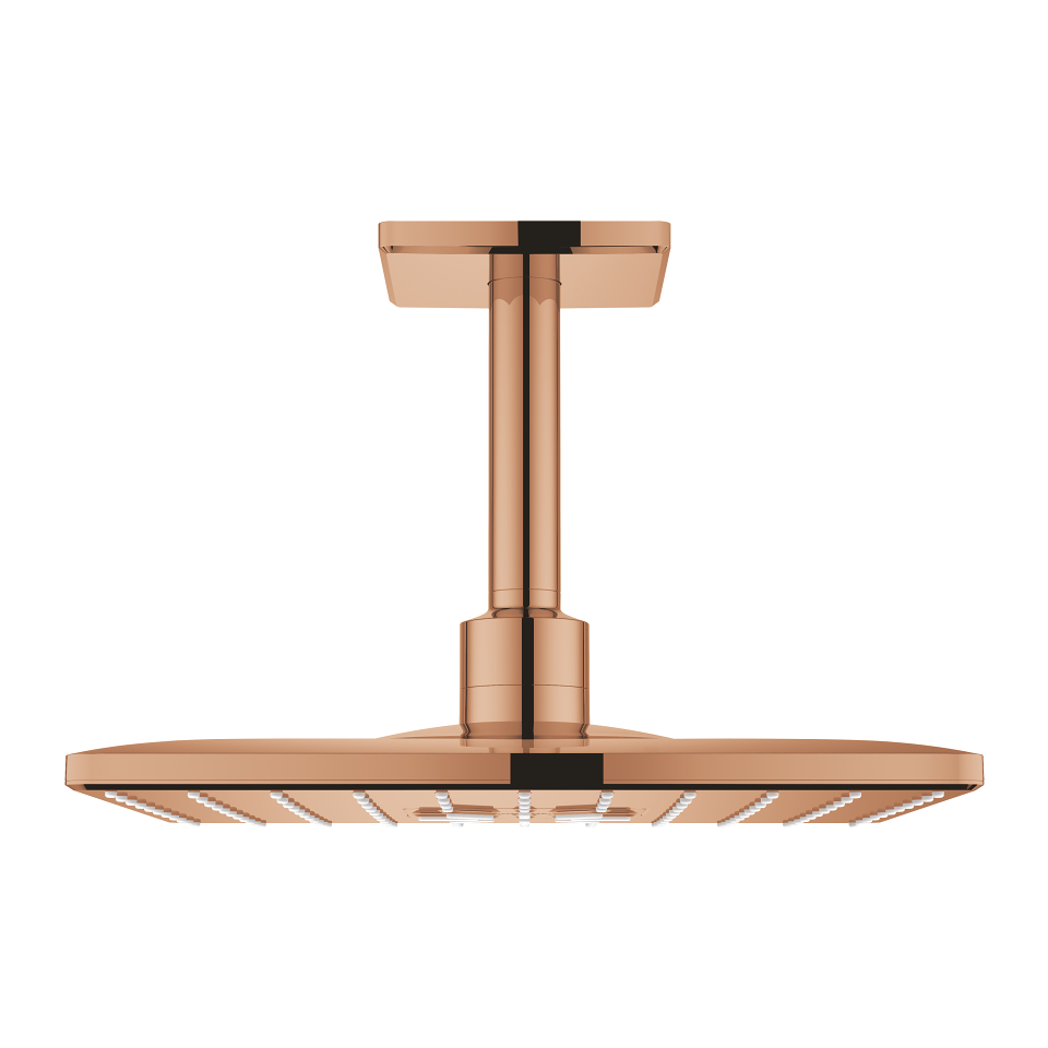 GROHE Rainshower SmartActive 310 Cube Kopfbrause-Set Deckenauslass 142 mm, 2 Strahlarten #26481DA0 - warm sunset