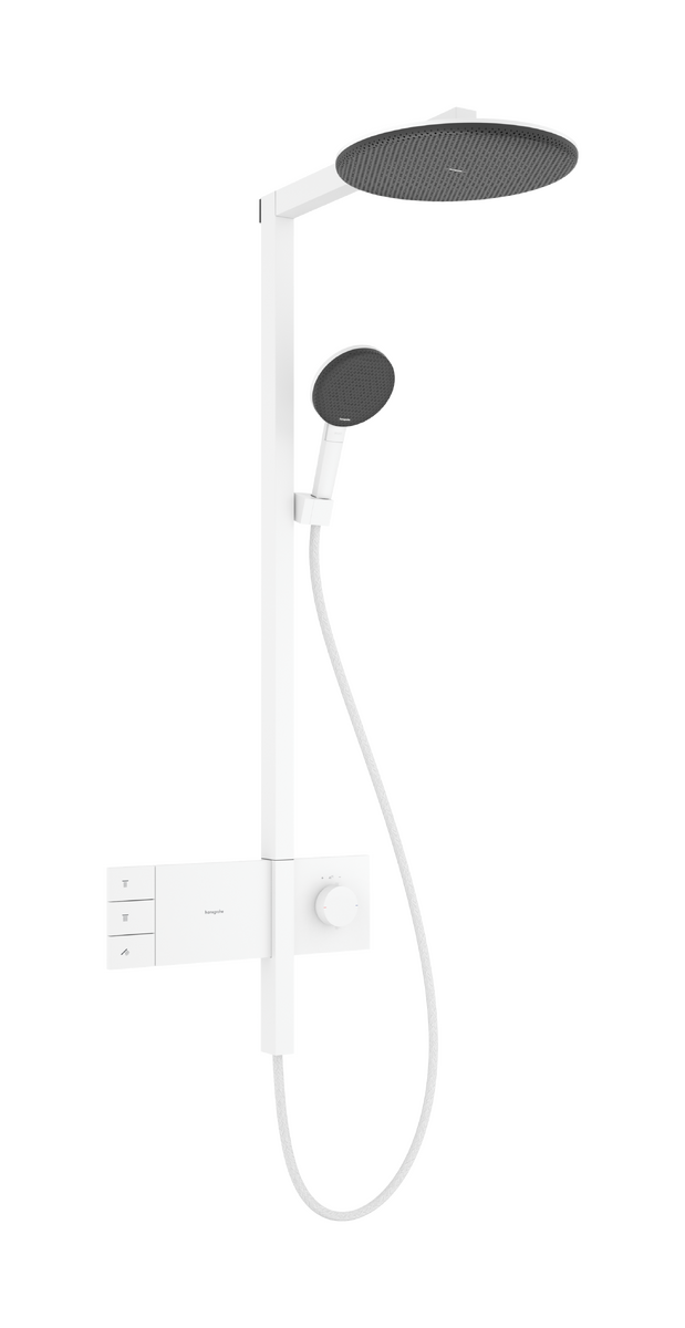 HANSGROHE Raindance Alive S Showerpipe 300 2jet EcoSmart mit ShowerSelect Comfort #24596700 - Mattweiß