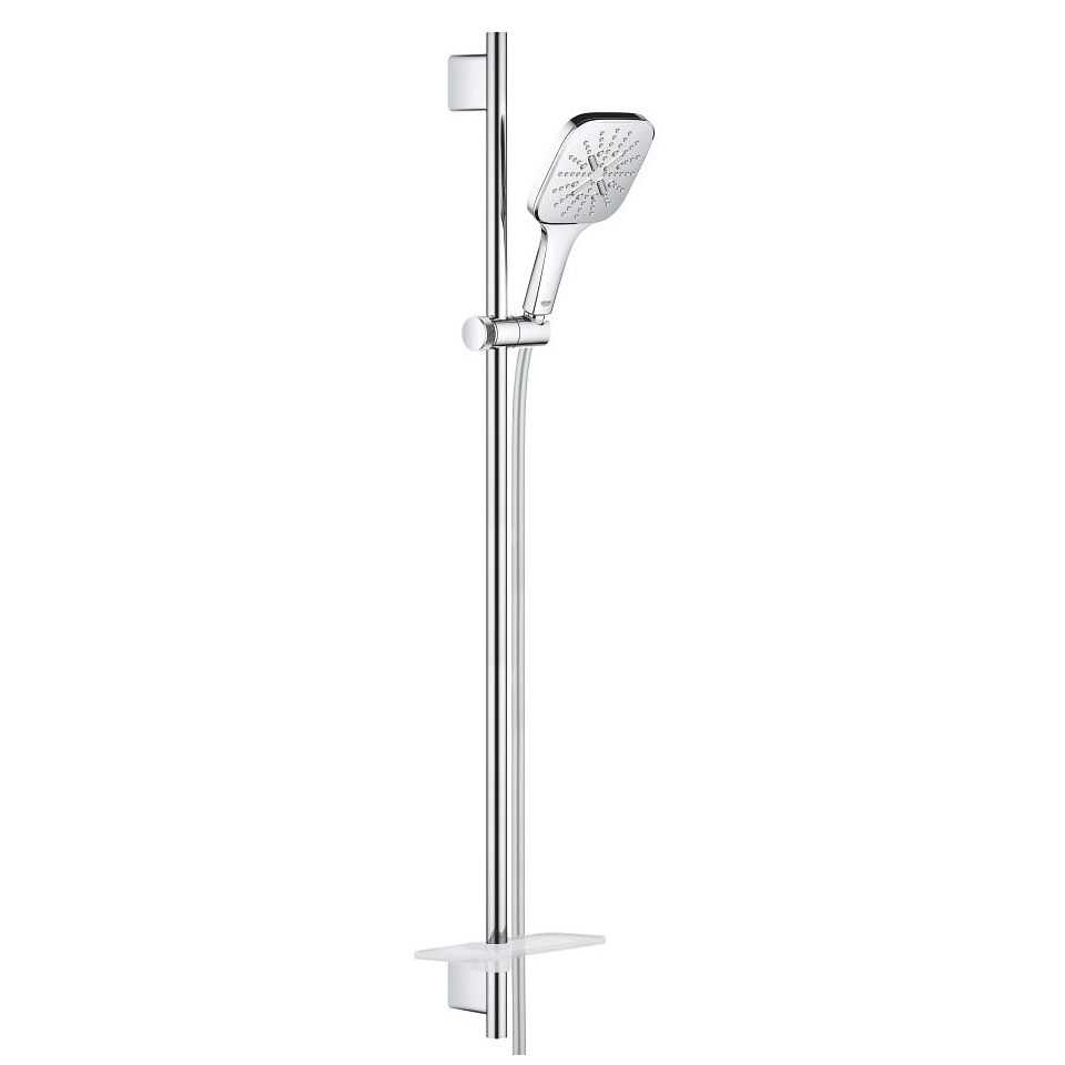 GROHE Rainshower SmartActive 130 Cube Brausestangenset 3 Strahlarten #26586000 - chrom
