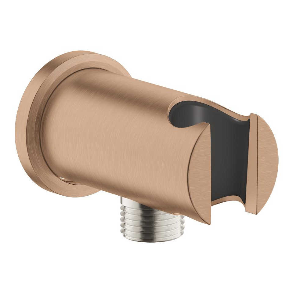 GROHE Rainshower Wandabgangsbogen 1/2″ mit Wandbrausehalter #26658DL0 - warm sunset gebürstet