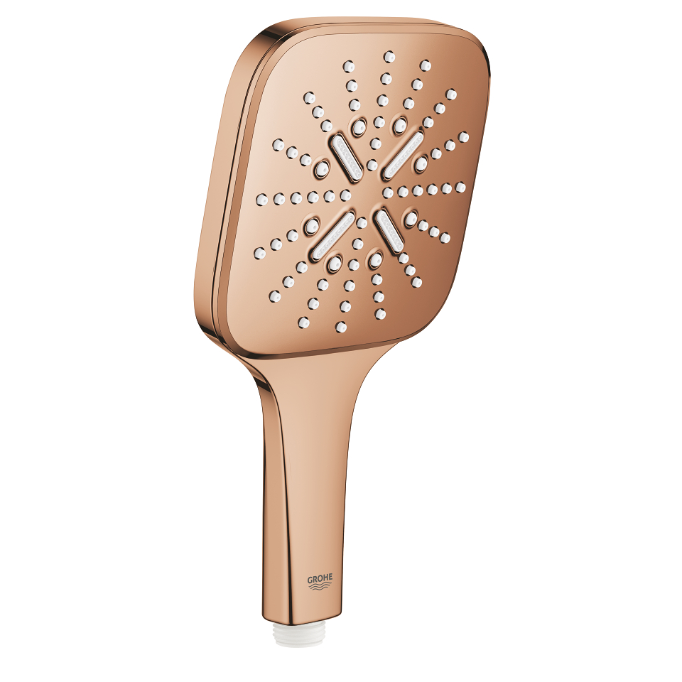 GROHE Rainshower SmartActive 130 Cube Handbrause 3 Strahlarten #26582DA0 - warm sunset